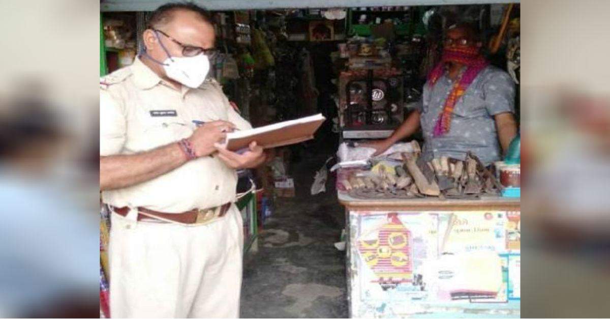 सैदूपुर में सात दुकानदारों के खिलाफ कार्रवाई, पुलिस ने रंगे हाथों पकड़ा