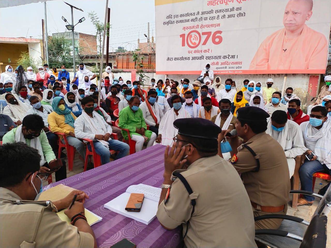 प्रधान व क्षेत्र पंचायत सदस्यों के साथ ASP ने की मीटिंग, मांग रहे सहयोग