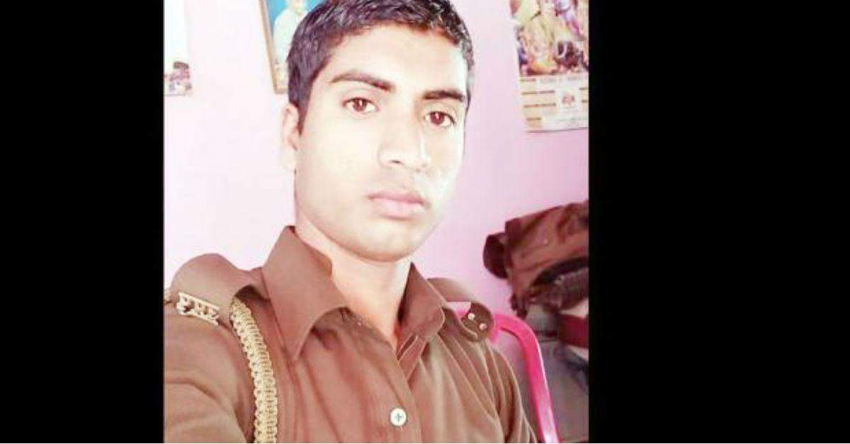 बबुरी इलाके के सिपाही विनय कुरील ने ट्रेन के आगे कूदकर की आत्महत्या