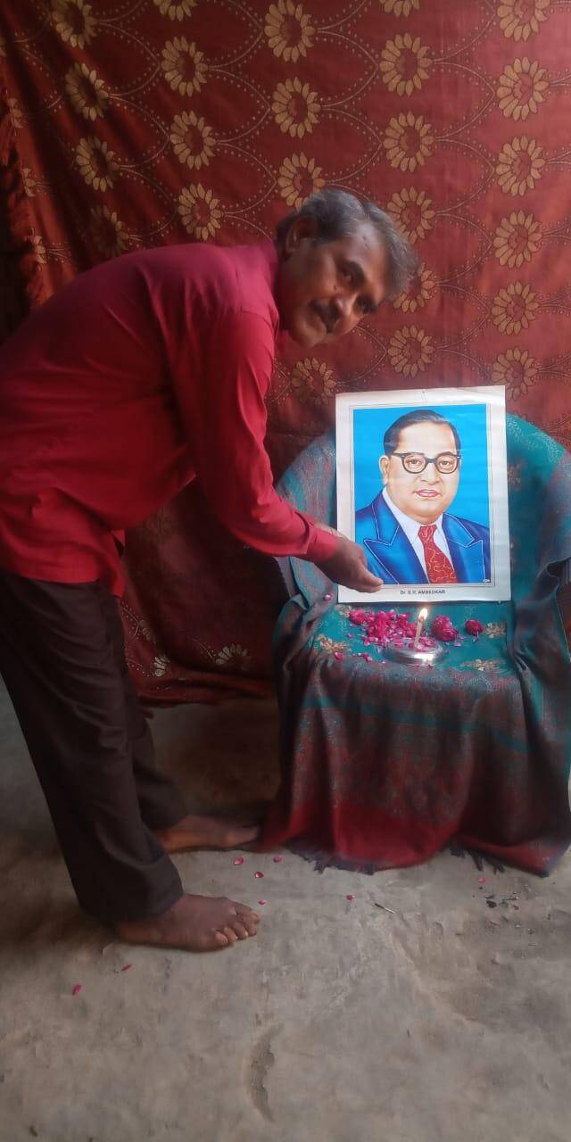 डॉ भीम राव आंबेडकर की जयंती पर जन अधिकार पार्टी के पदाधिकारियों ने किया नमन