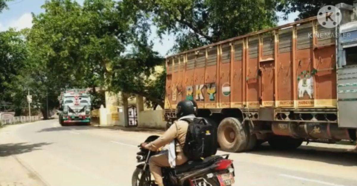 चंदौली जिले में ओवरलोड वाहनों से अवैध वसूली का खेल सुनिए वायरल वीडियो