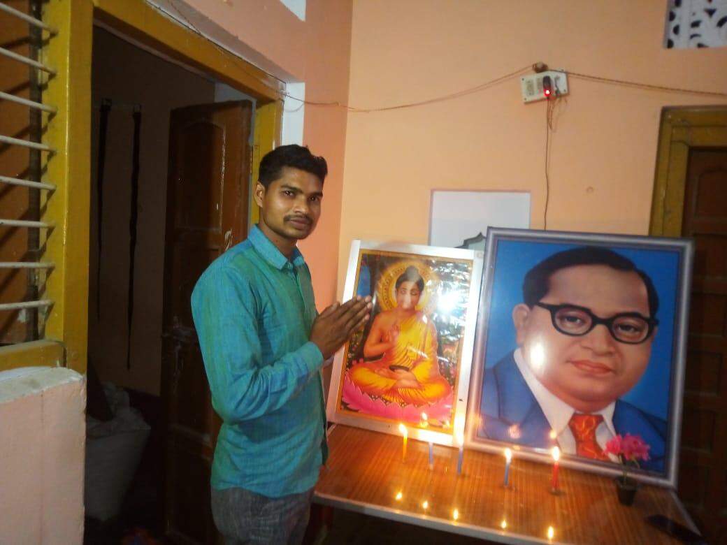 डॉ भीम राव आंबेडकर की जयंती पर जन अधिकार पार्टी के पदाधिकारियों ने किया नमन