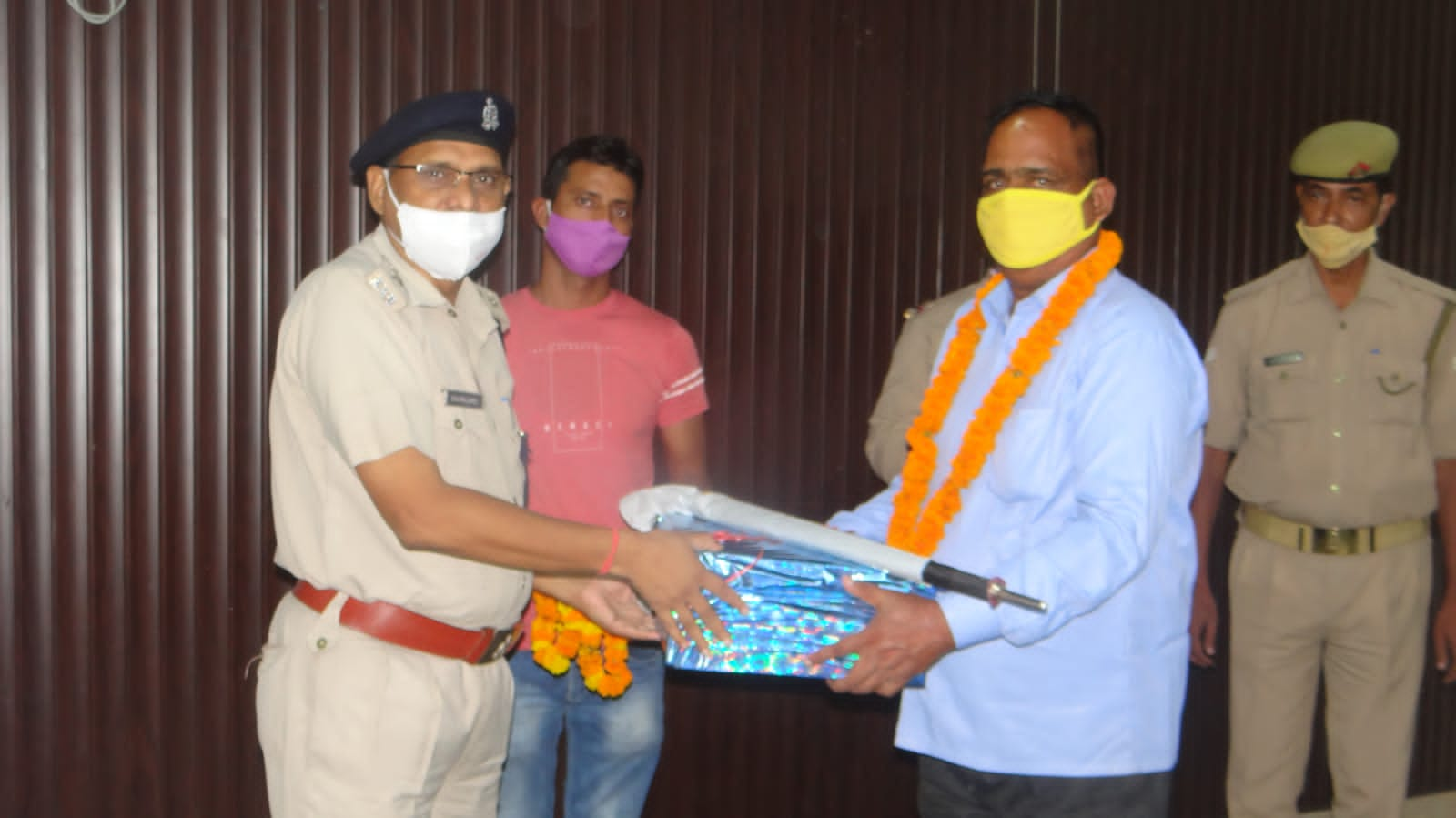 chandauli police retire