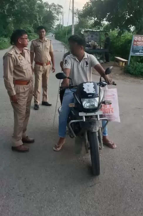  chandauli traffic police 