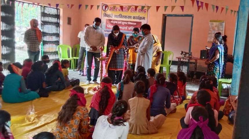 Adolescent girls are being trained 