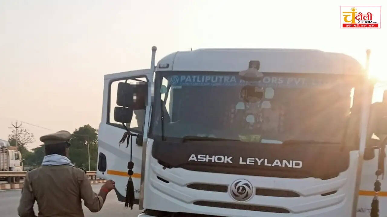 chandauli-traffic-police-fine-naubatpur-chandhasi