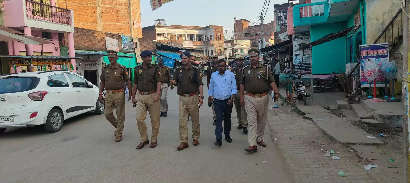 Chandauli Police March