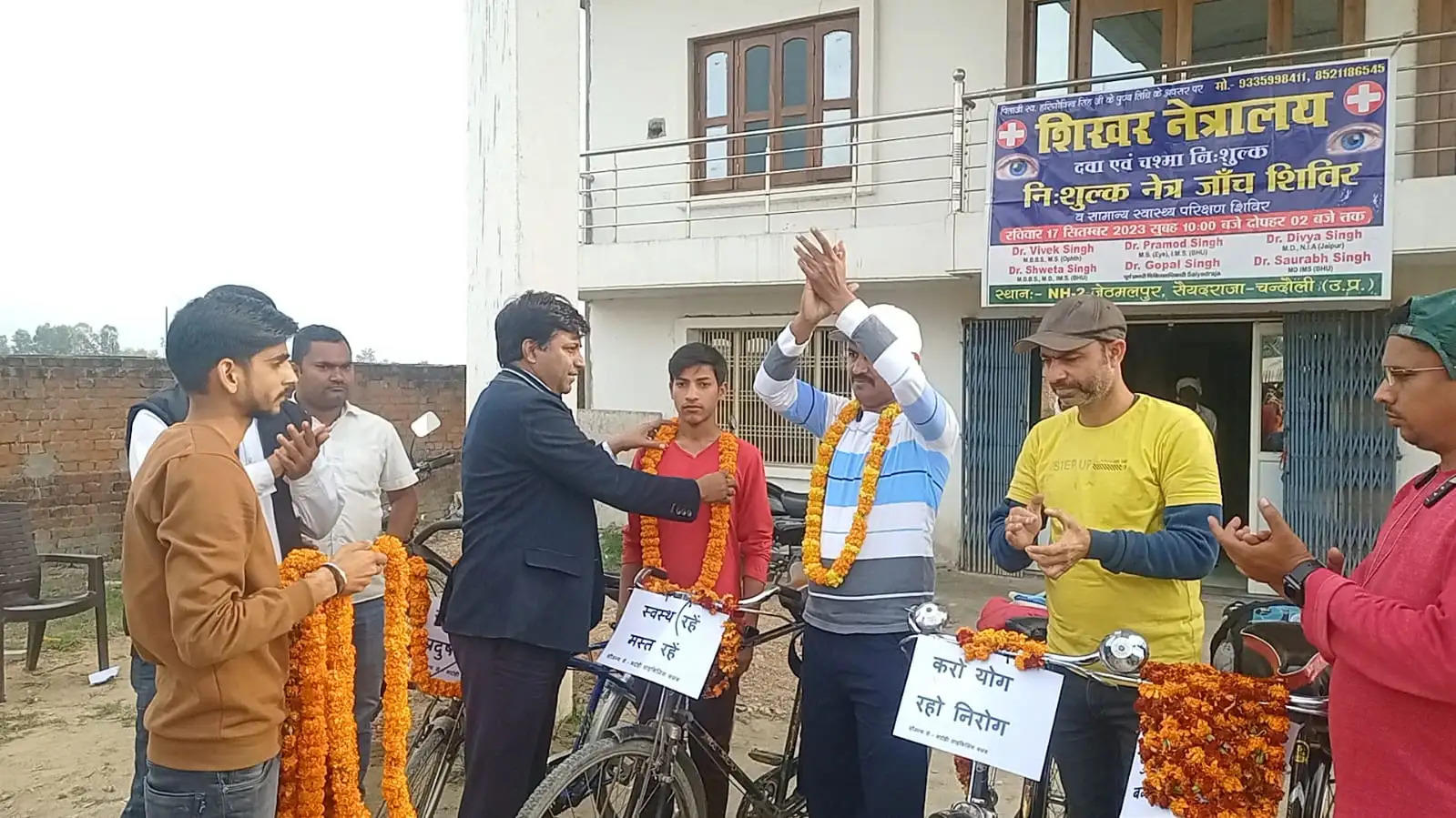 cycle riders honoured