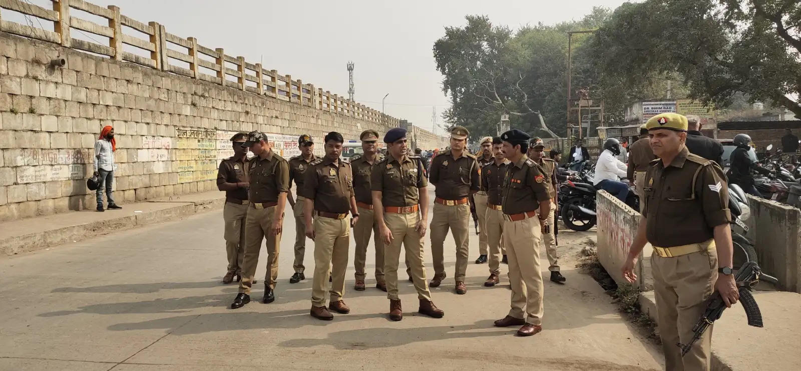 SP Chandauli Anil Kumar Inspection