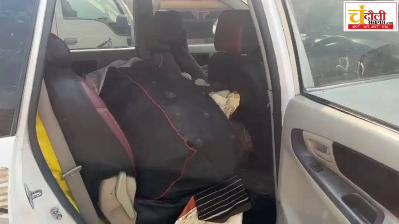 chandauli-alinagar-police-beef-seized-innova-car-one-arrested