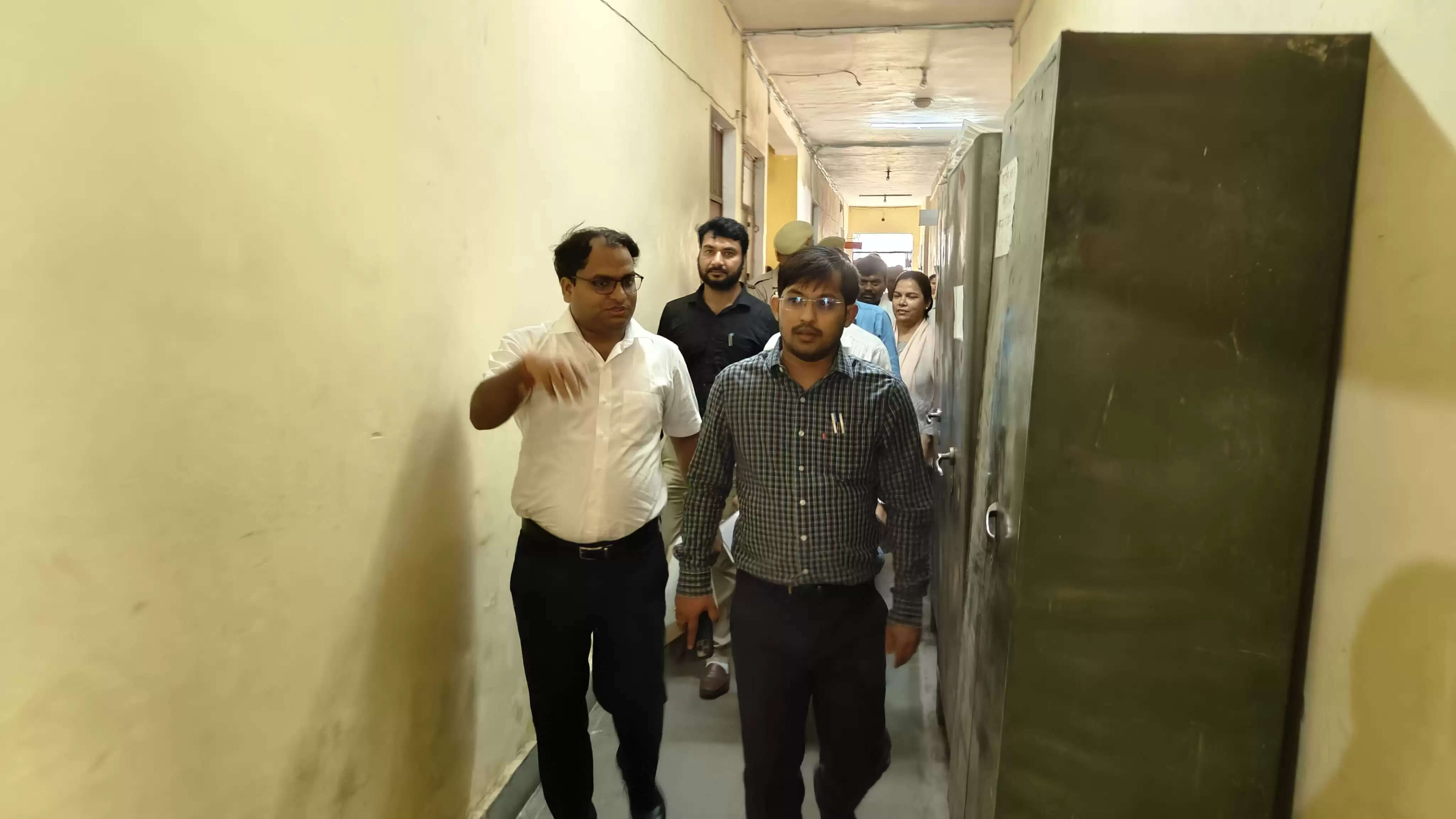 dm chandauli inspection