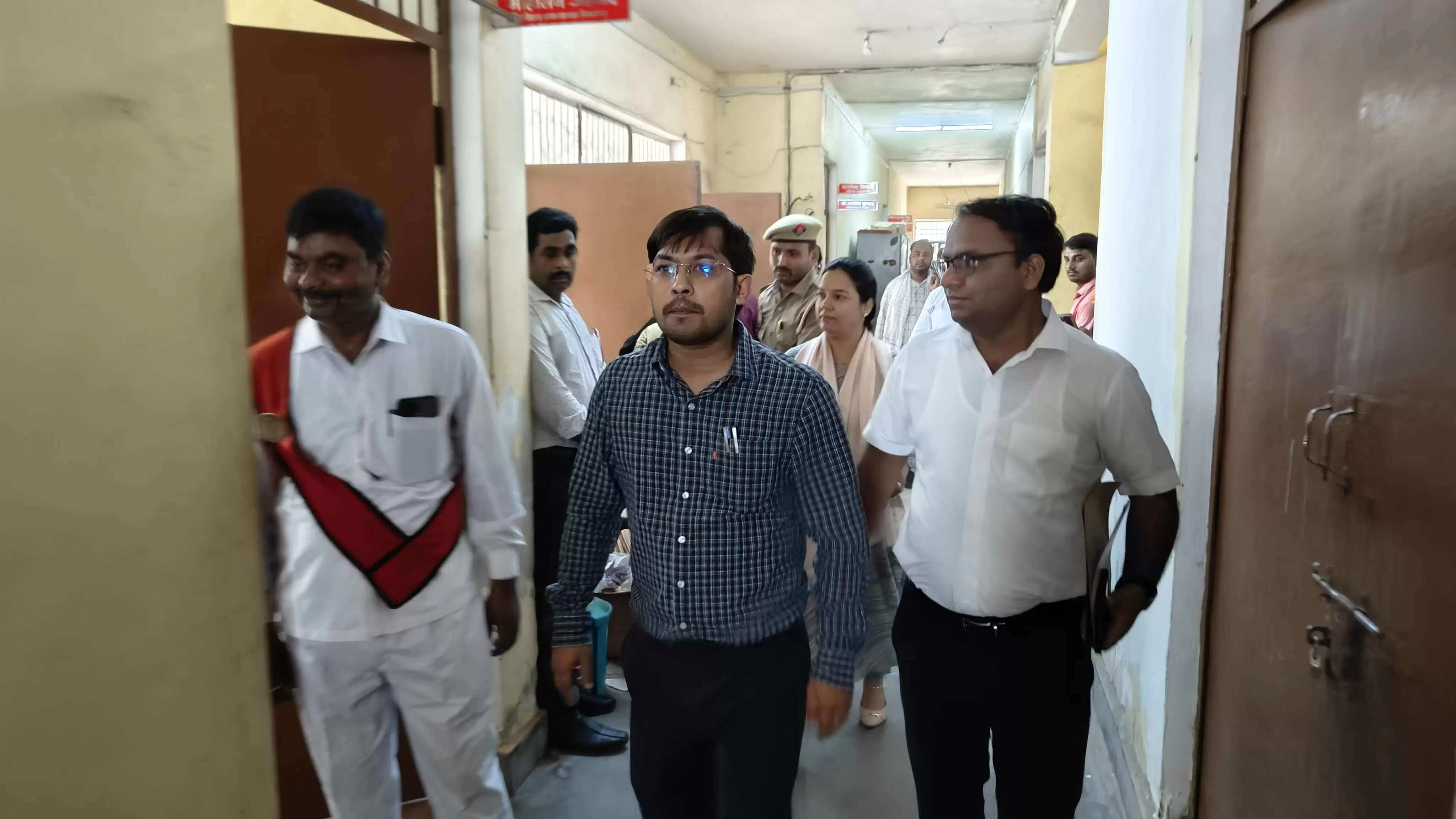 dm chandauli inspection