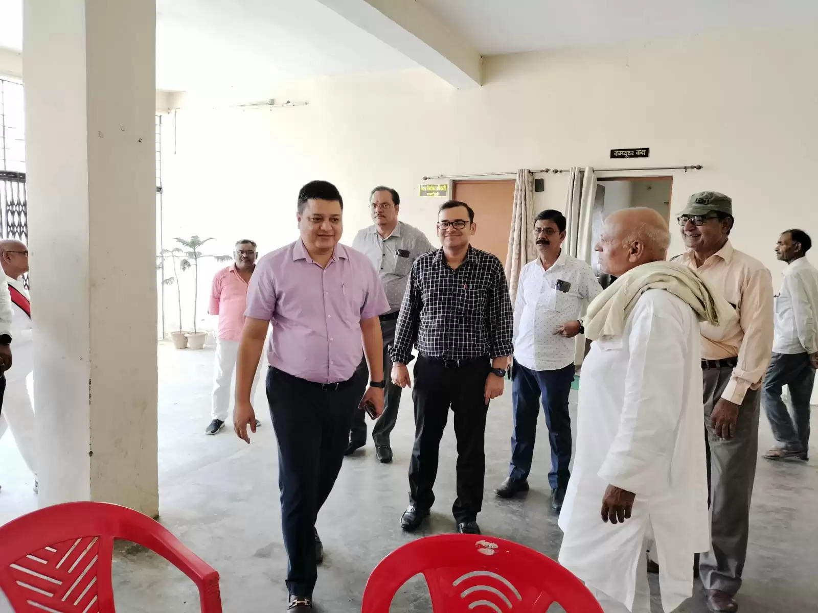 DM Chandauli Inspection