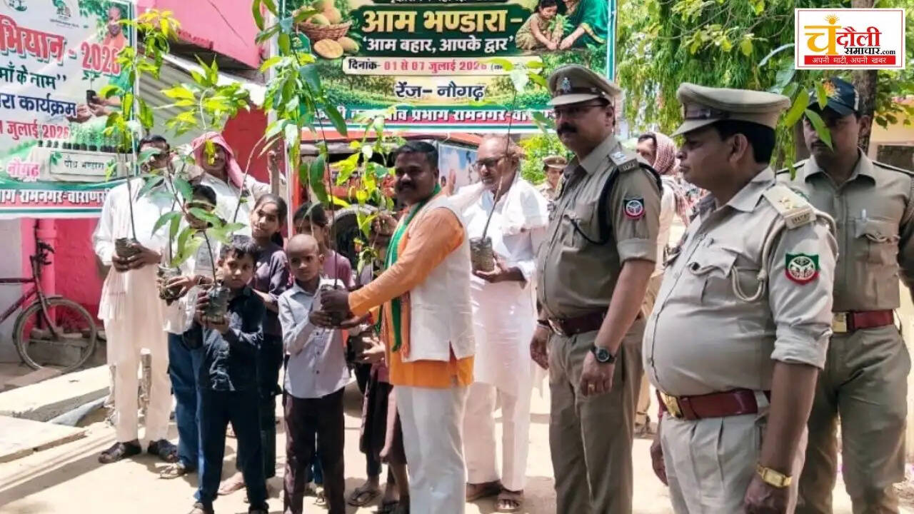 ​    ​naugharh-plants-baarat-mango-bhandara-distribution