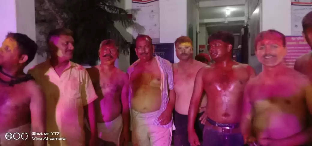 Holi of Saiyadraja Policemen