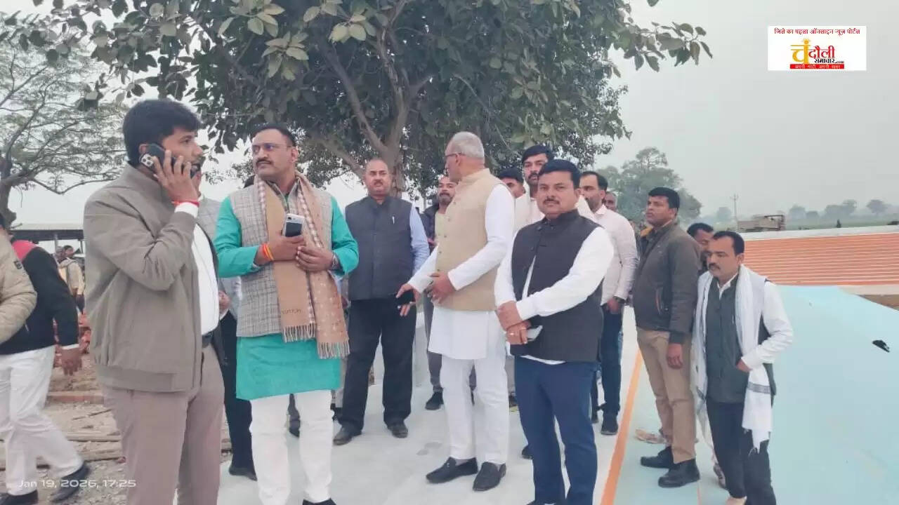  Chandauli news pond beautification project, Maharathpur pond shahabganj chandauli khabar, CDO Chandauli 