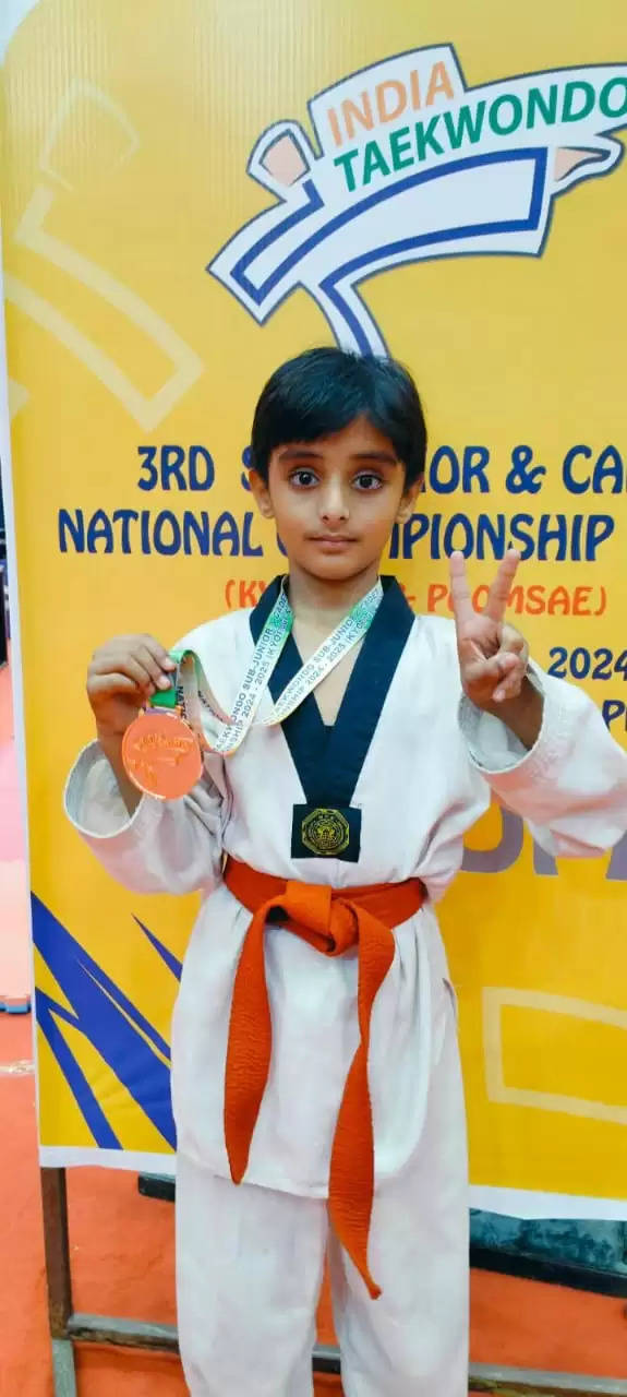 Utkarsh won bronze