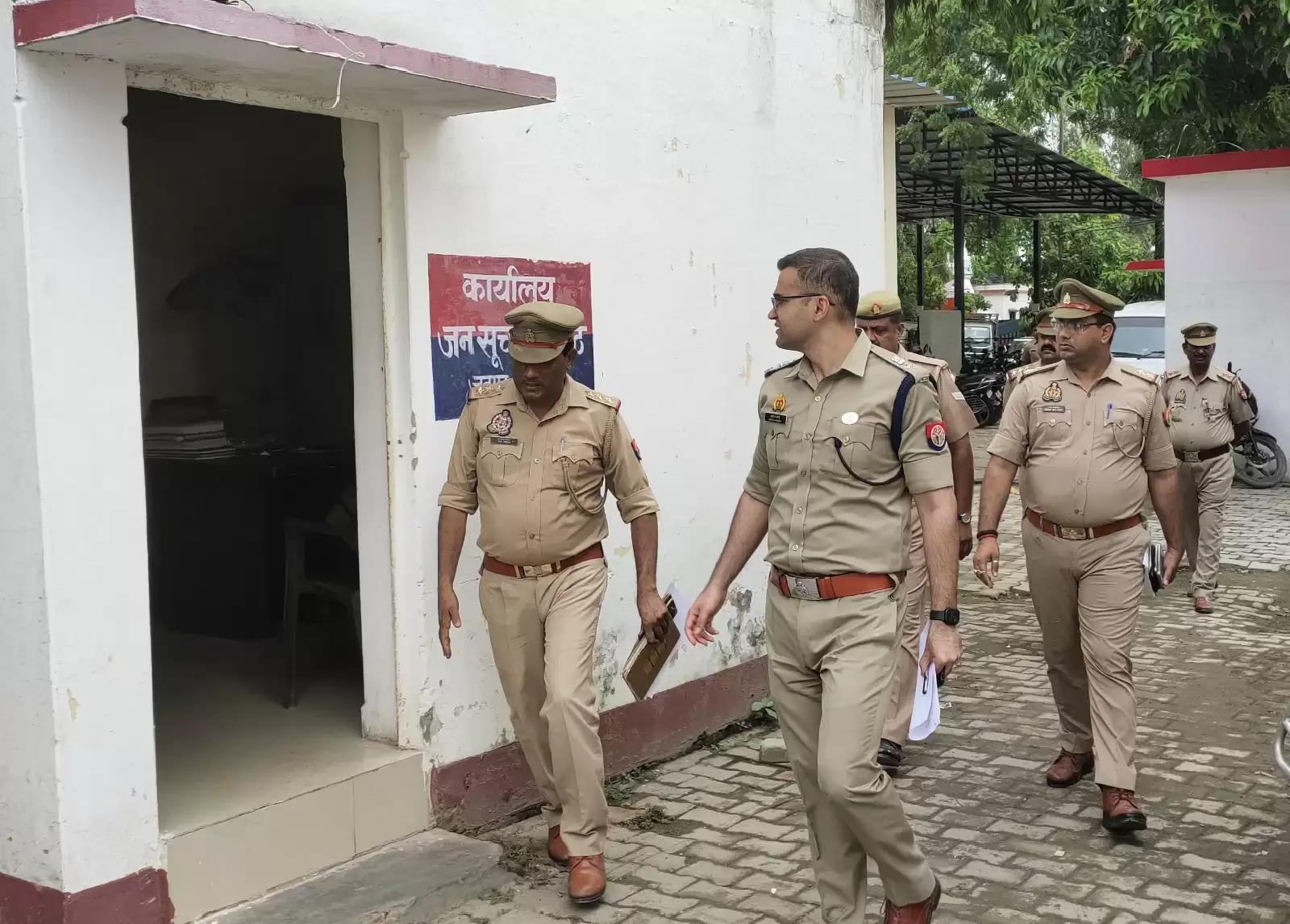 SP chandauli inspection