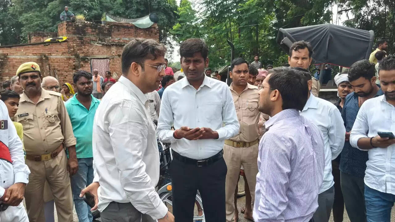 DM and MLA Kailash Acharya