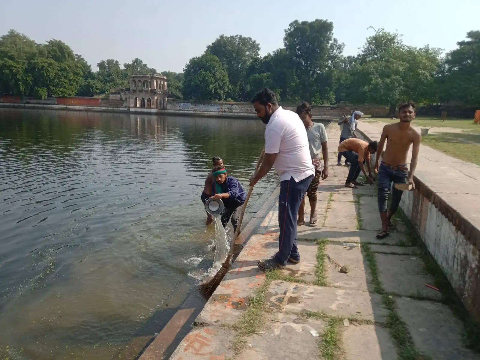 Chhath Puja Talab Safai Chakiya