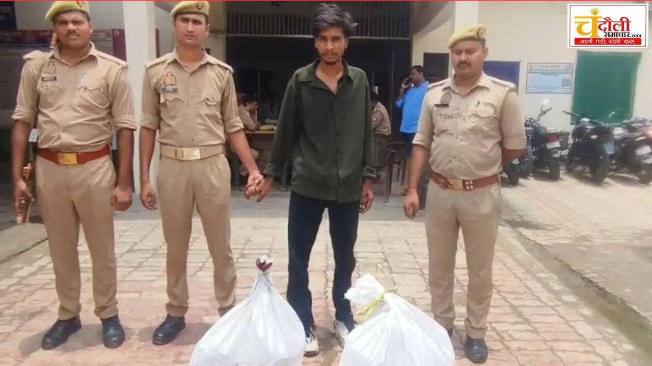 SOG-police-smuggler-arrest-fake-number-car-ganja-seized