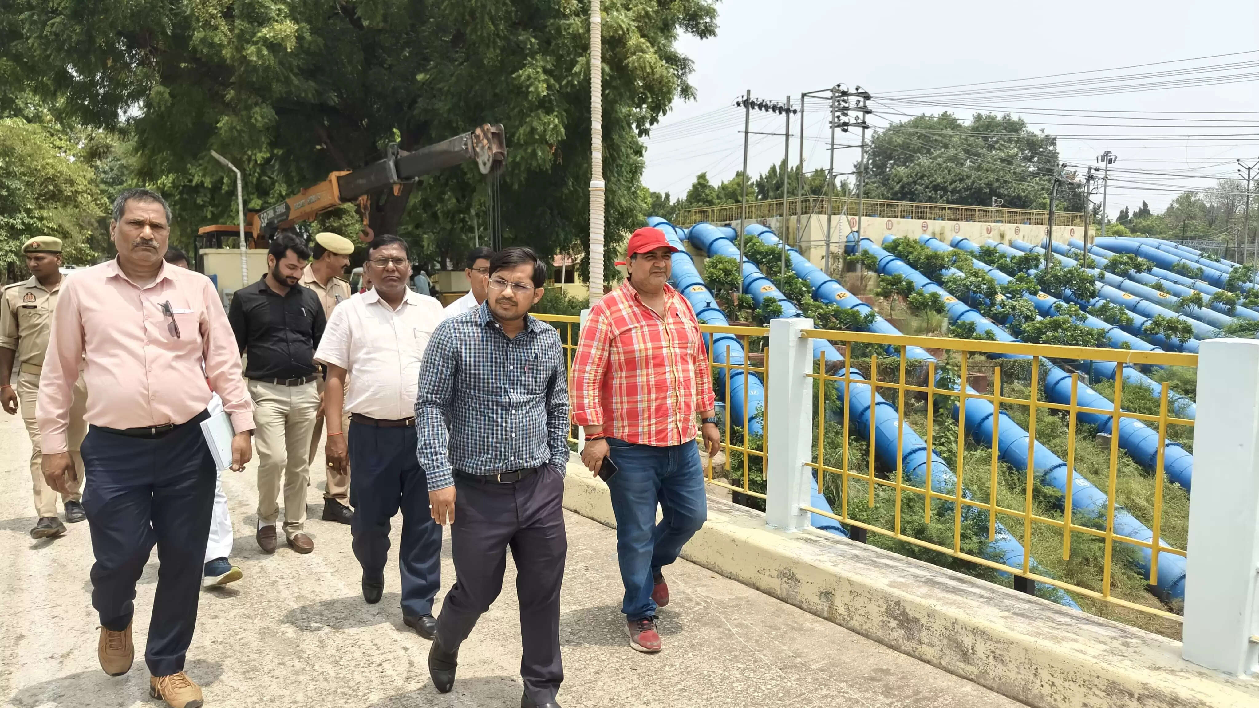 DM Chandauli Inspection