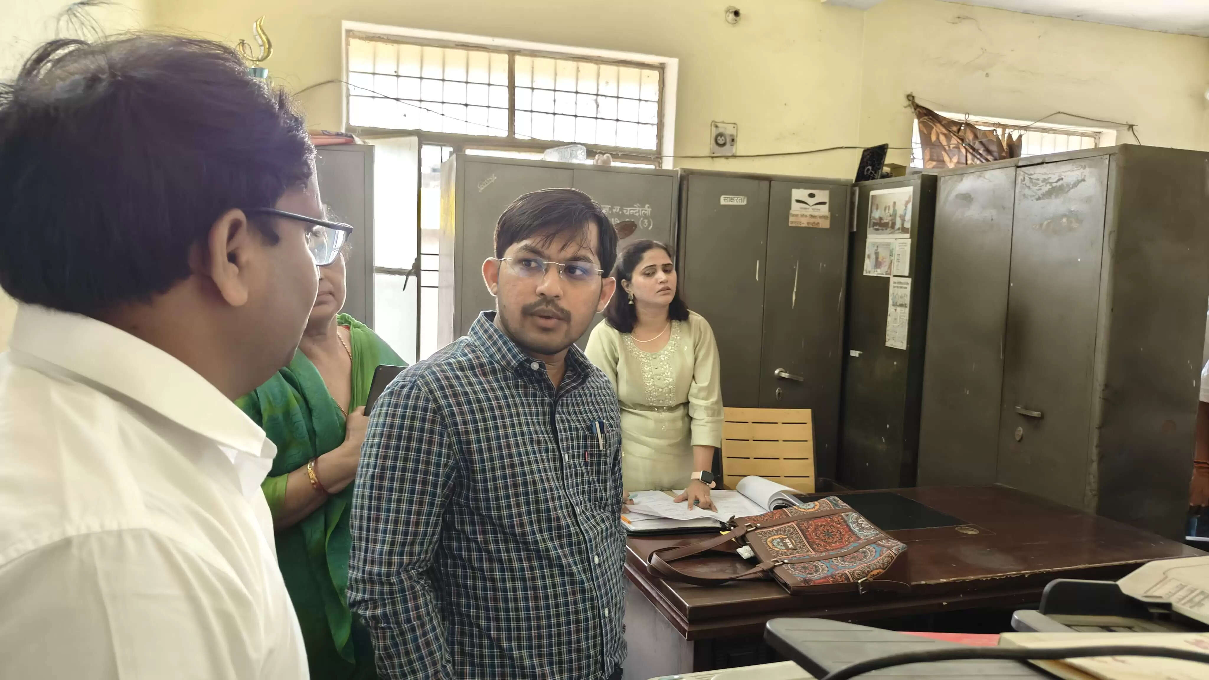 dm chandauli inspection