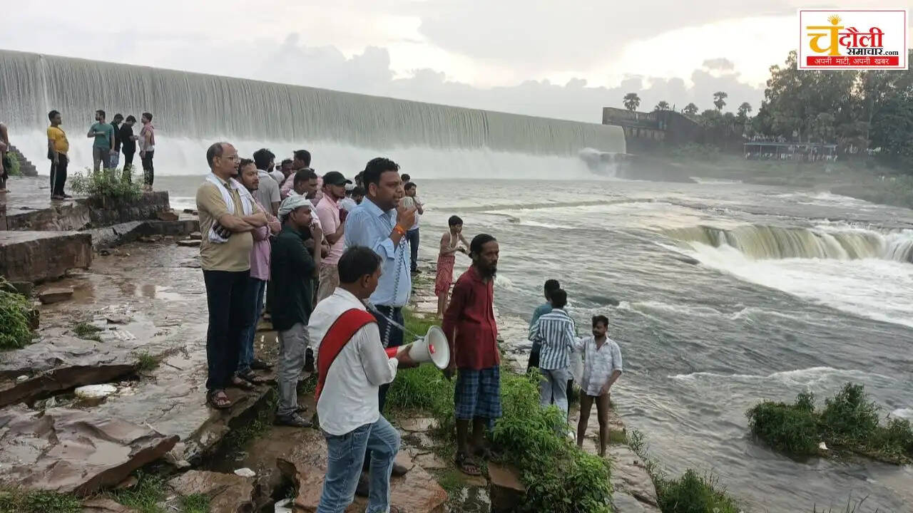 latifshah-dam-overflow-sdm-vikas-mittal-alert