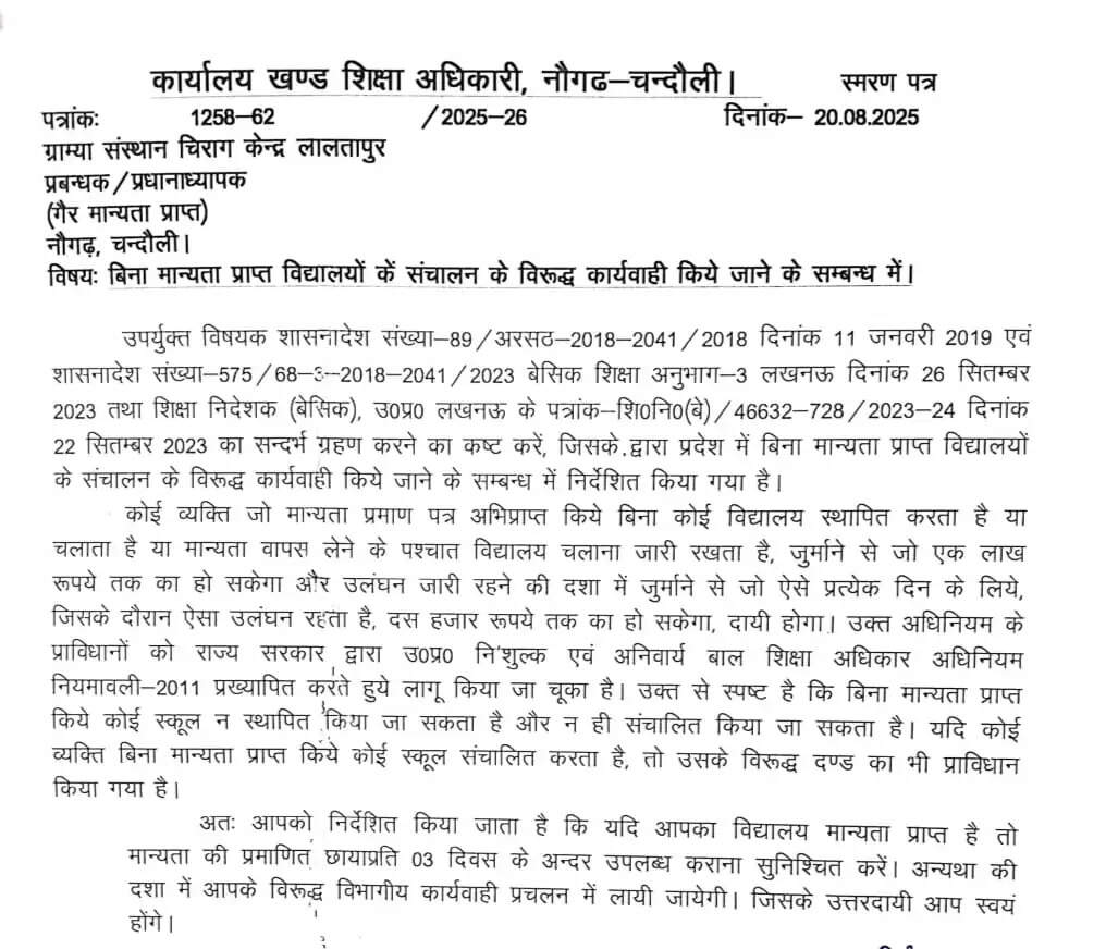 ABSA Naugarh Notice