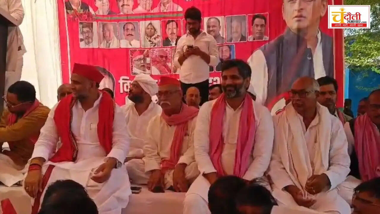 samajwadi-party-protest-gadai-river-excavation-news