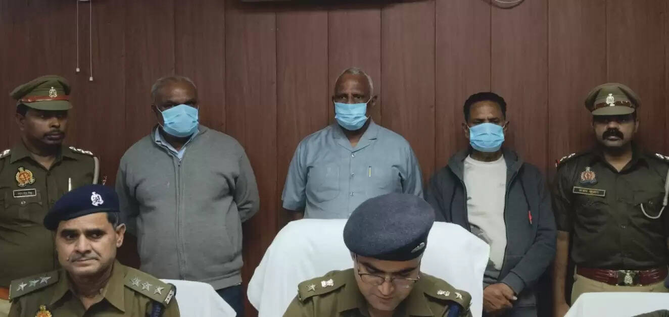 Rohtash Pal murder land dispute  Mughalsarai police SOG team action  Three conspirators arrested shooter absconding