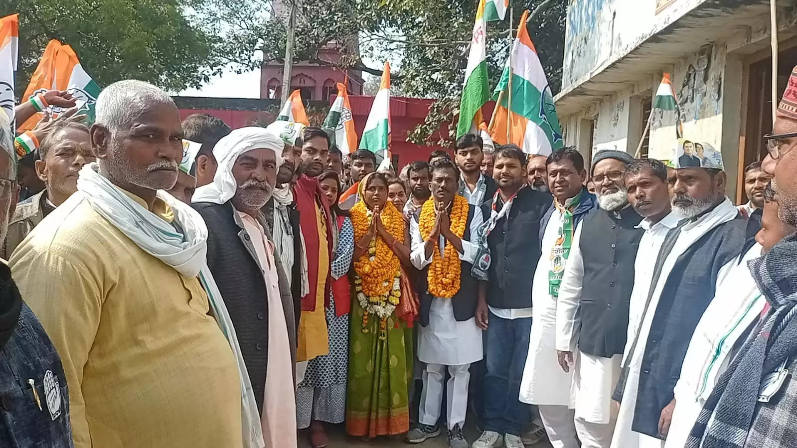 Congress procession in support 