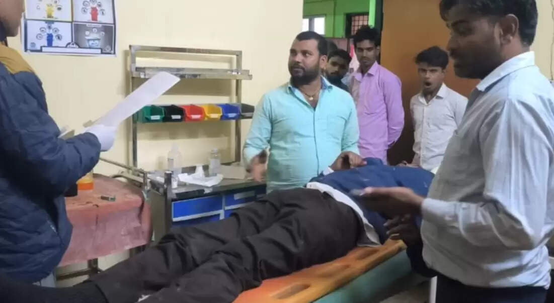 SSO Naugarh Injured Road Accident 