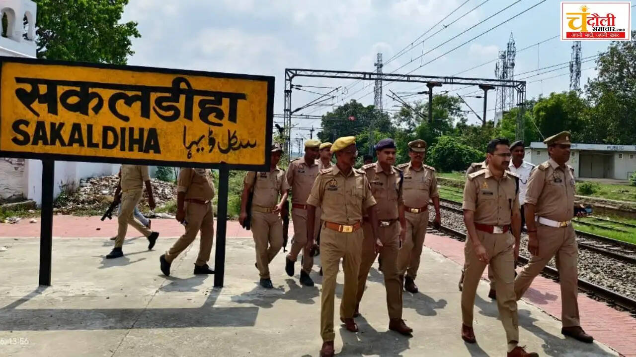 chandauli-sp-akash-patel-inspected-kaleshwar-mahadev-temple-sawan