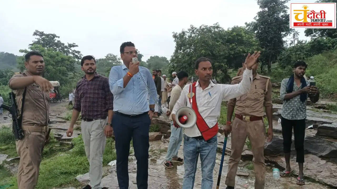 latifshah-dam-overflow-sdm-vikas-mittal-alert
