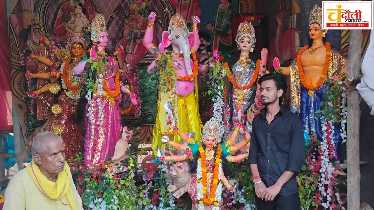 chakiya-durga-puja-pandal-saptami-celebrations-news