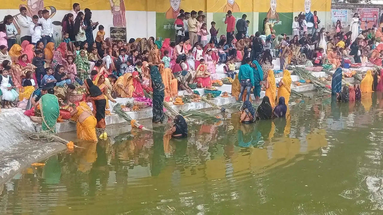 Chhath Puja 2023 Kalyanpur and Nagar Panchayat saiyadraja 