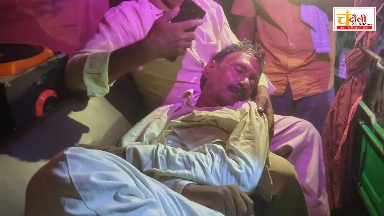 चंदौली में बाइक से जाते समय पूर्व प्रधान त्रिभुवन दुबे की हार्ट अटैक से मौत, परिजनों में शोक की लहर