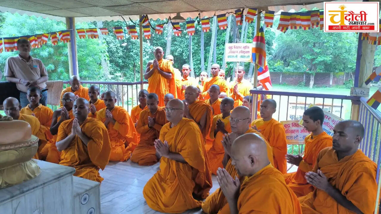 tathagat-buddha-vihar-366-days-dharna-front-village-corridor