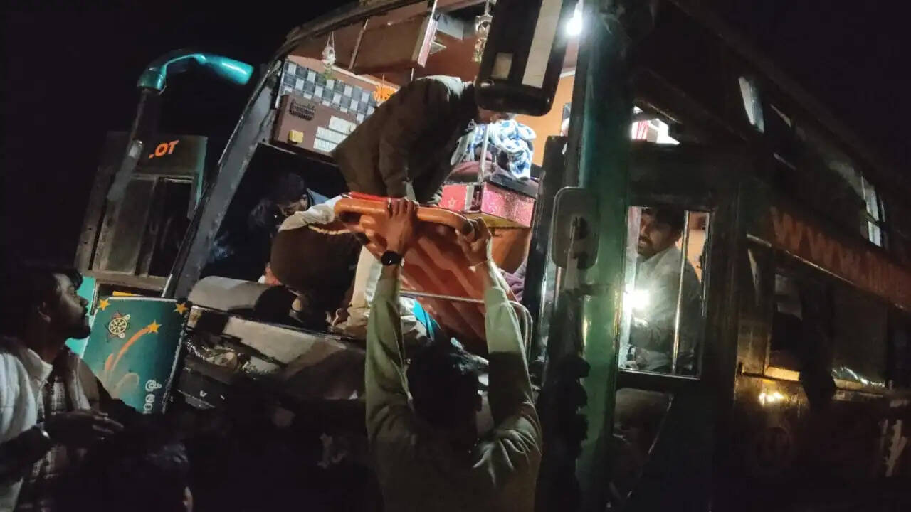 car bus truck accident