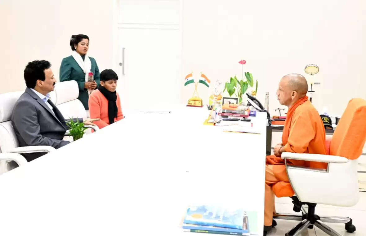 CM Yogi Adityanath Zero Tolerance Bhumafia  Major Bipin Chandra Bhatt daughter Anjana news  Chandauli Bhumafia Balram Yadav arrested  Indira Nagar Lucknow property dispute resolved  UP CM swift justice for soldier family