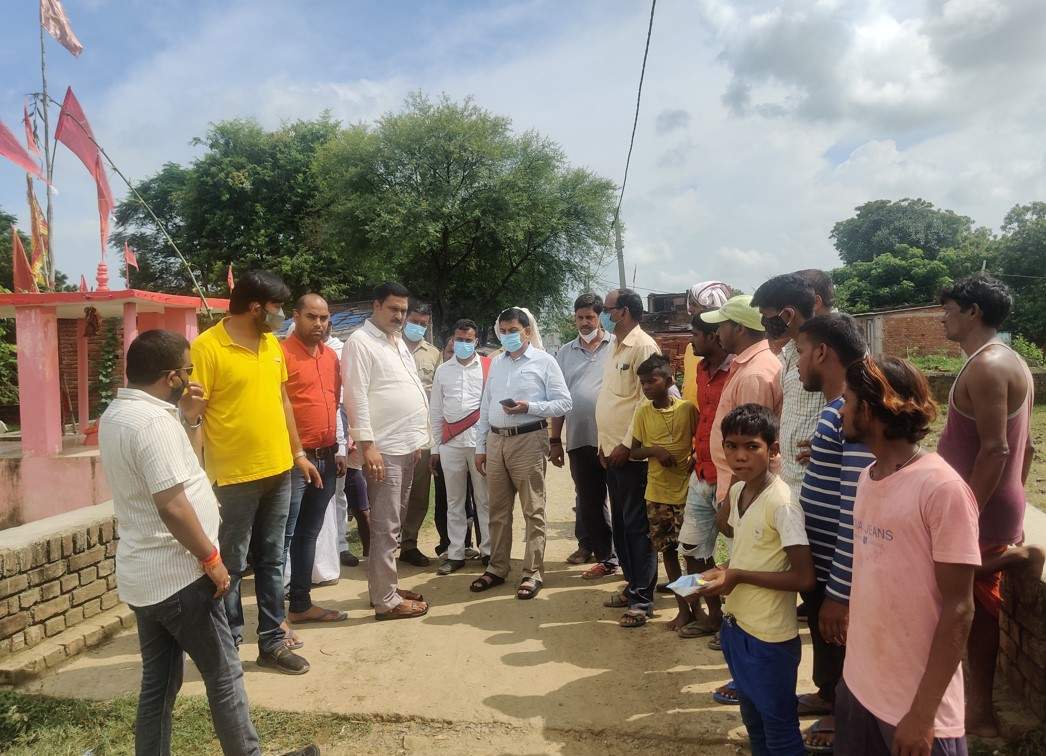 SDM inspection of villages on banks