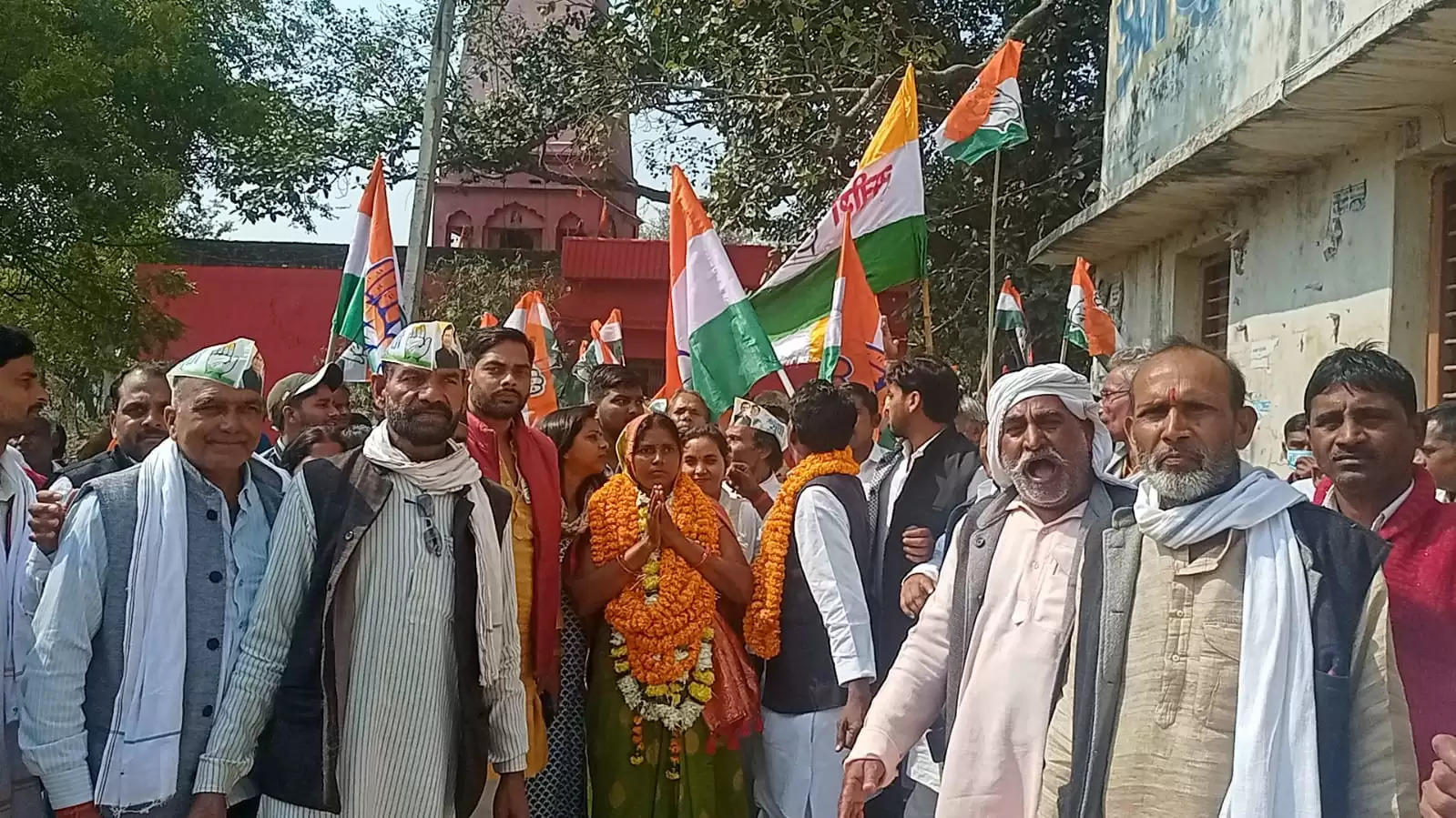 Congress procession in support 