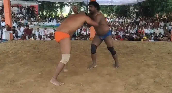 wrestling in kamalpur