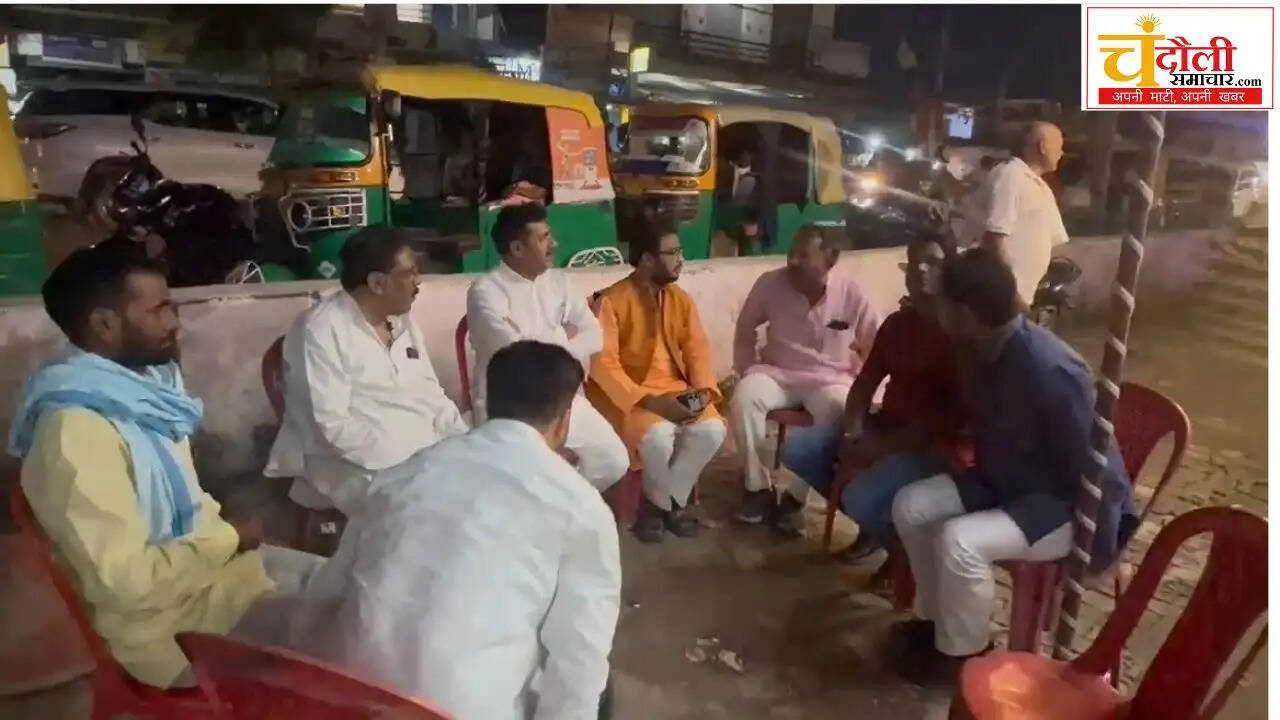 bjp-suryamuni-tiwari-sambhunath-gond-swagat-sakaldiha