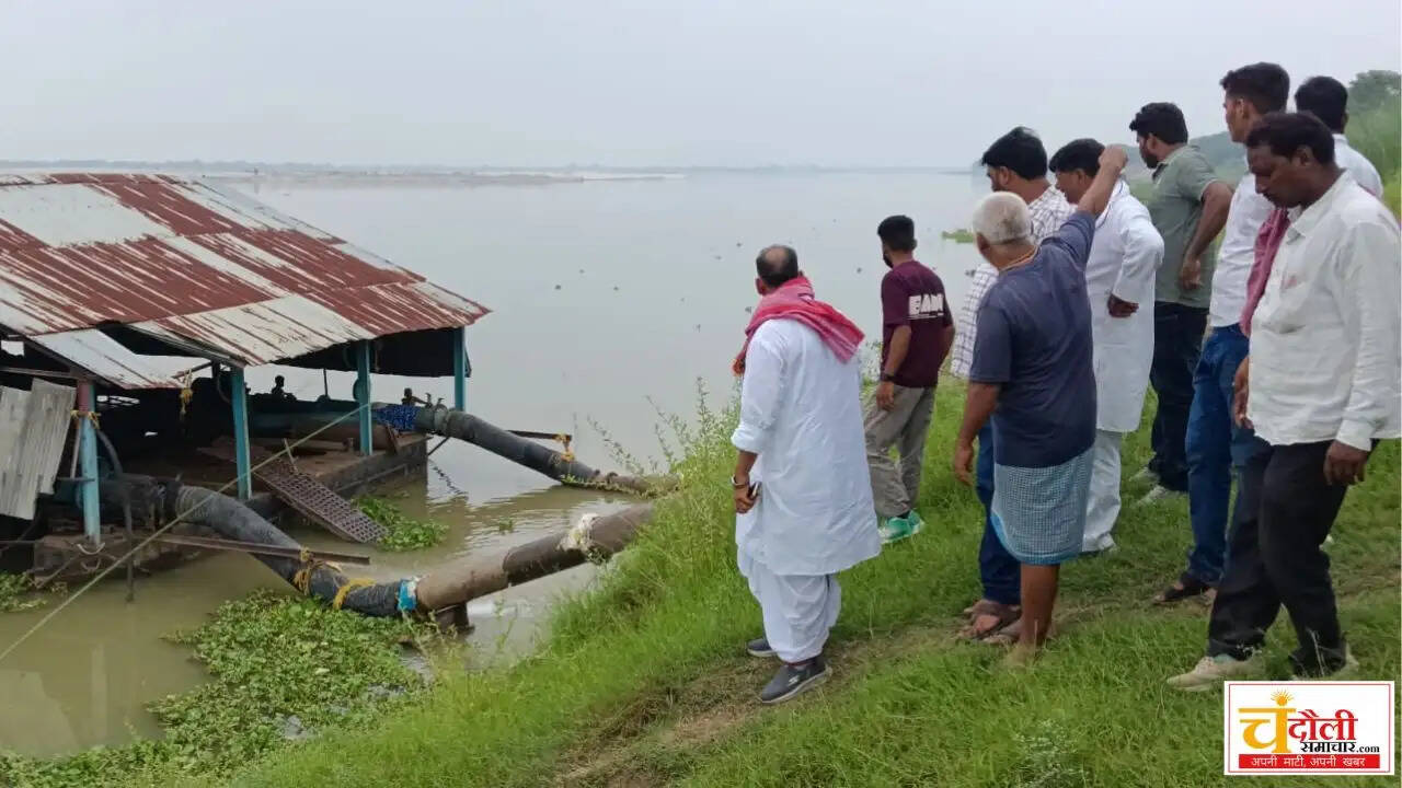 chandauli-nagwa-pump-canal-water-supply-resumes-dheena