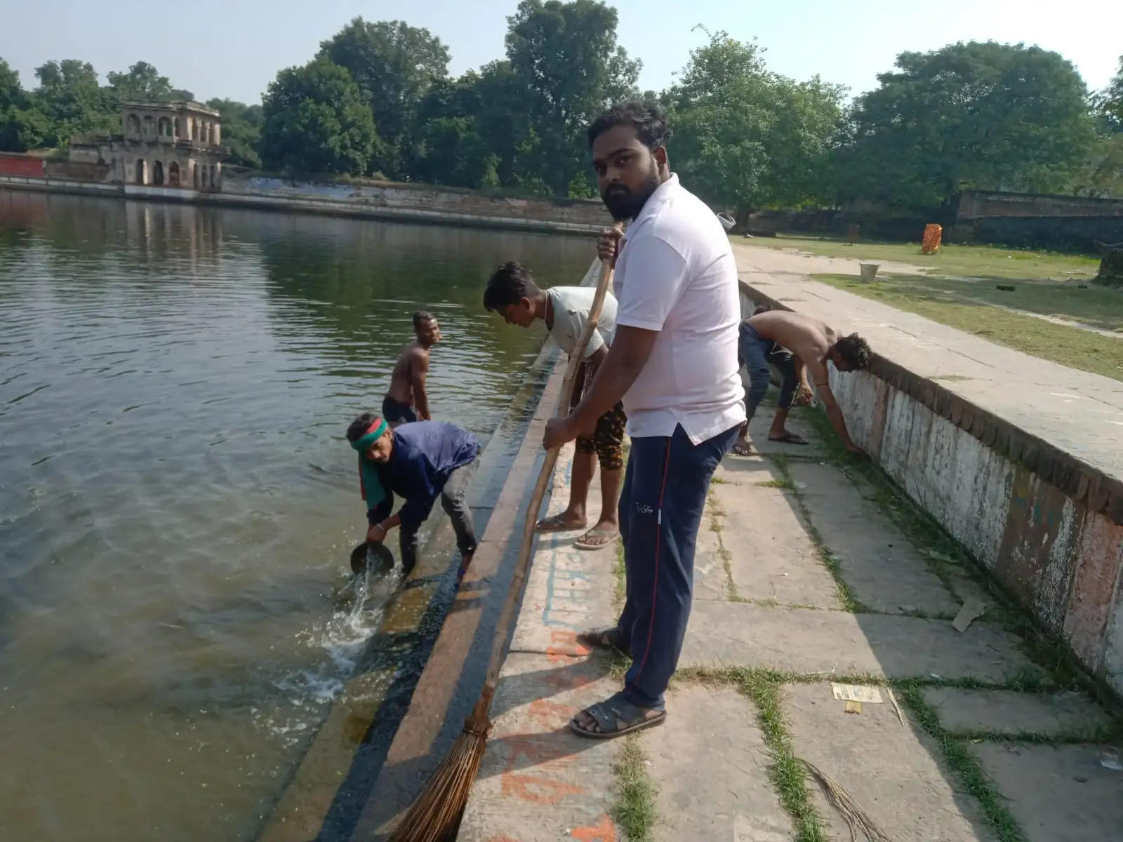 Chhath Puja Talab Safai Chakiya