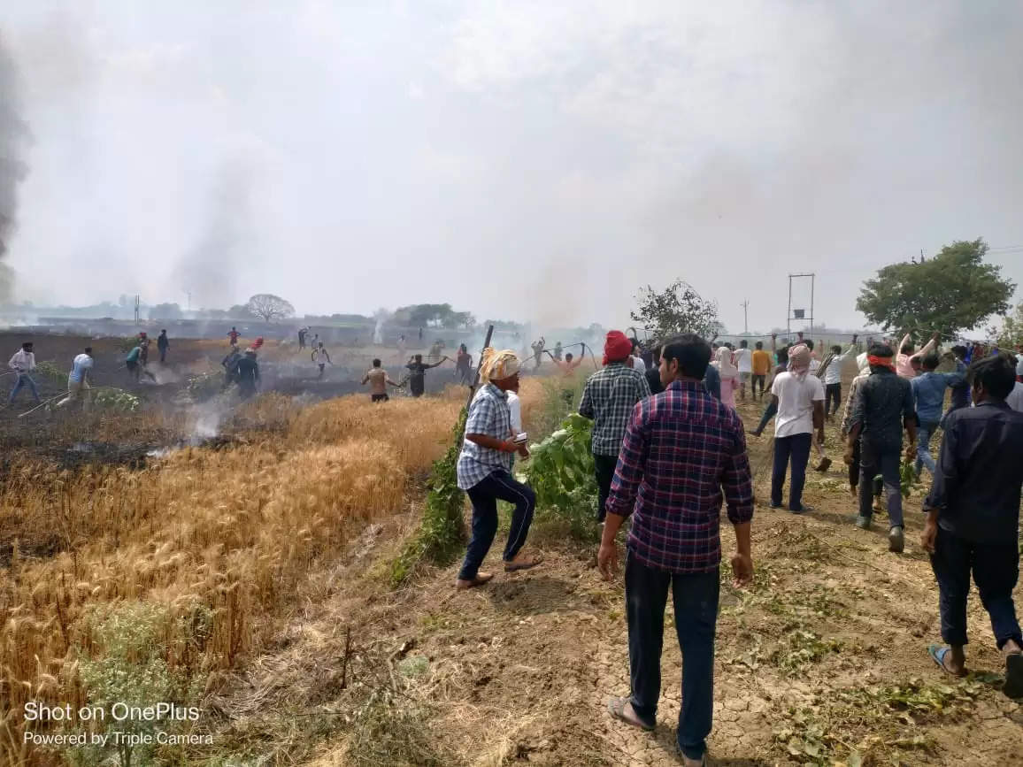 Fire in hariharpur