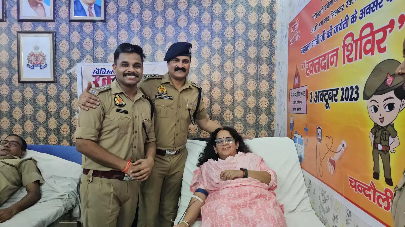  police blood donation camp