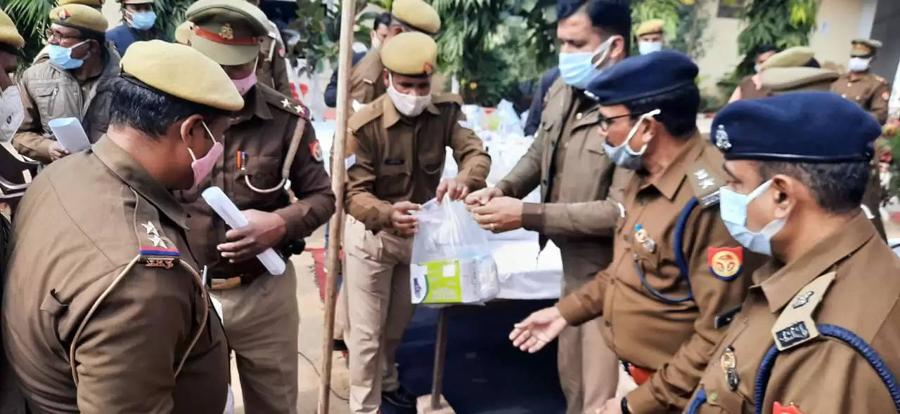 Chandauli Police Party flagged off